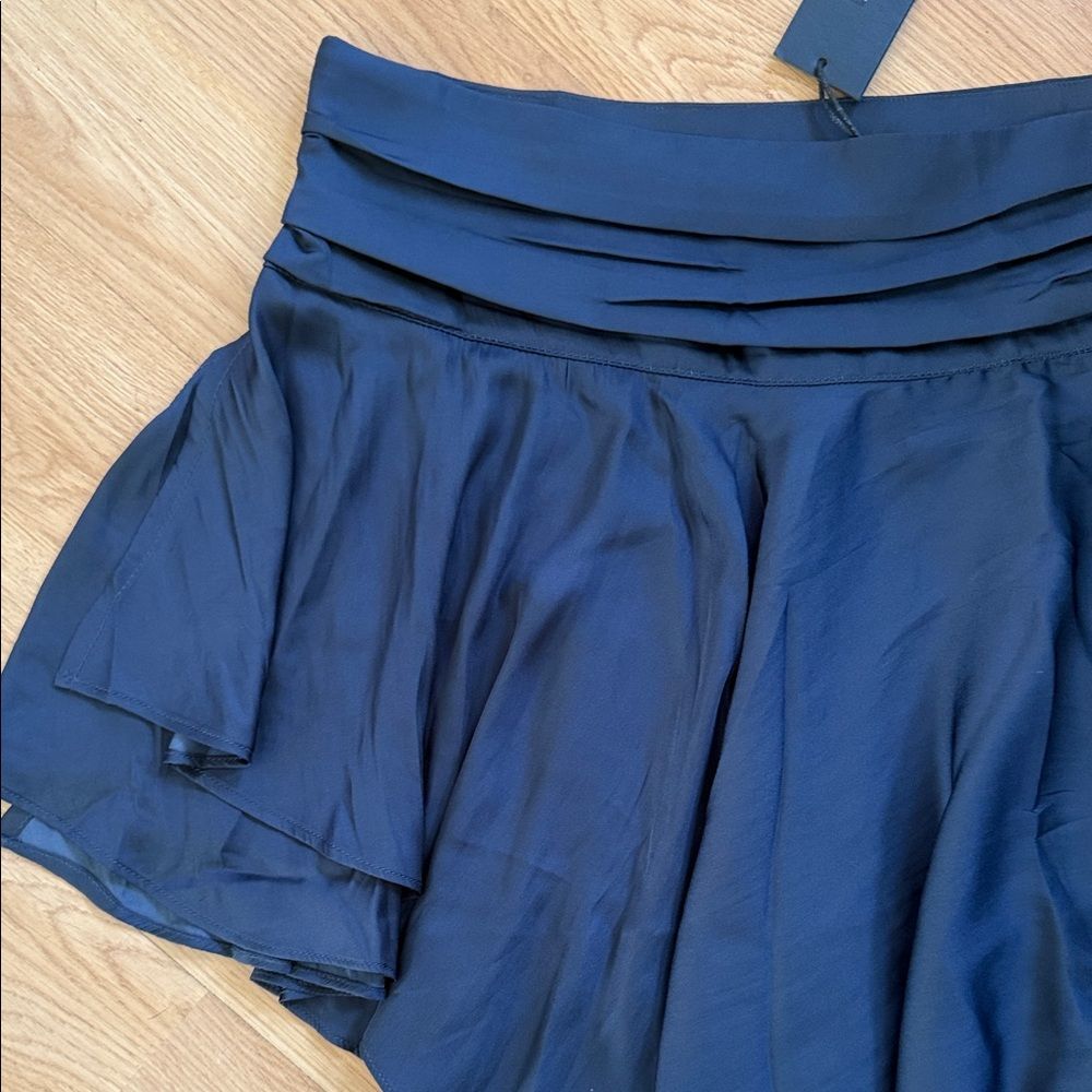 NWT Lioness Navy Blue Skirt Asymmetrical Legacy Midi Small cocktail party - Picture 2 of 8